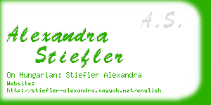 alexandra stiefler business card